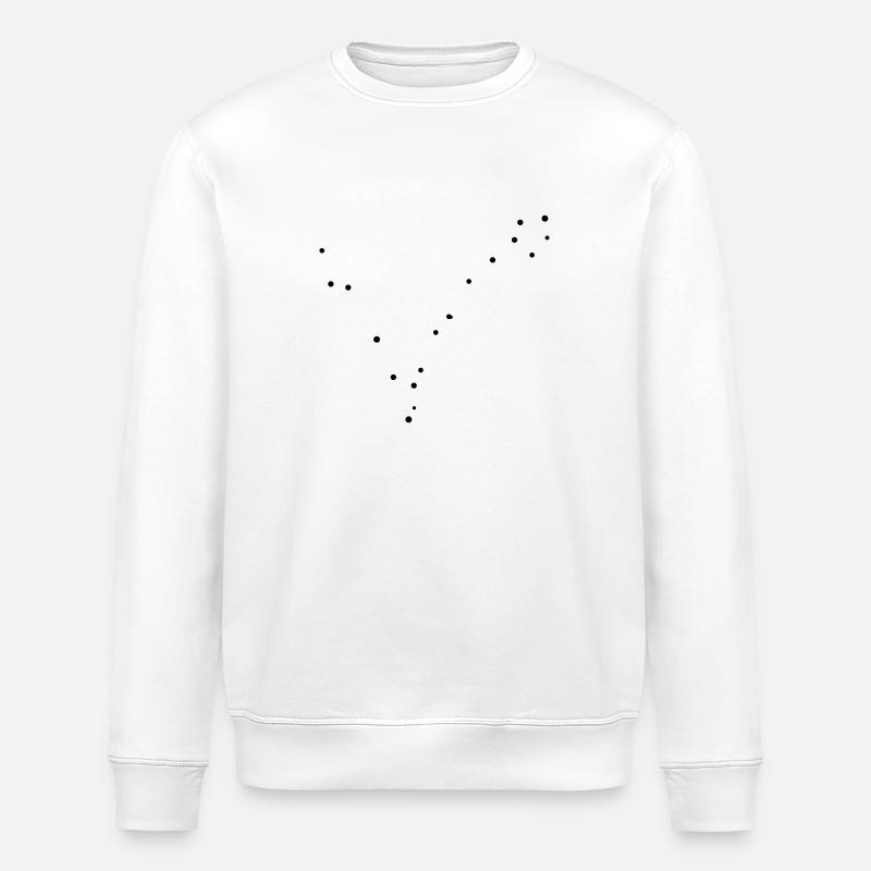 Poissons - Sweat bio ROLLER Stanley/Stella Unisexe - blanc