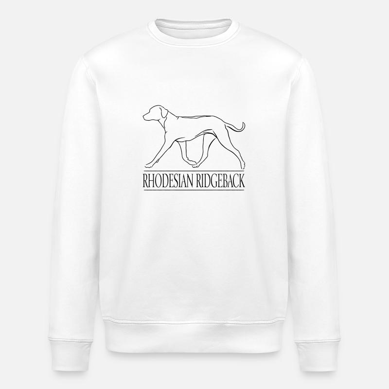 RHODESIAN RIDGEBACK chien Wilsigns - Sweat bio ROLLER Stanley/Stella Unisexe - blanc
