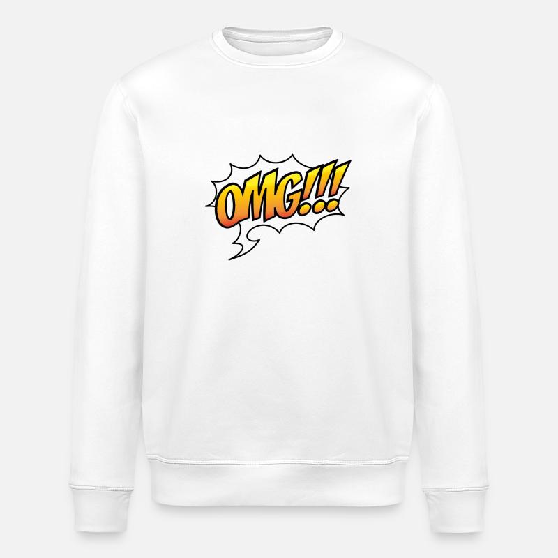 OMG! - Stanley/Stella Unisex Bio-Sweatshirt ROLLER - Weiß