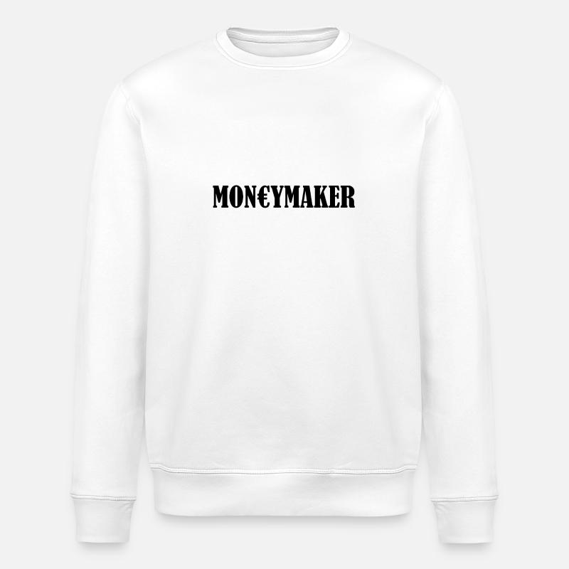 moneymaker - Stanley/Stella Unisex Bio-Sweatshirt ROLLER - Weiß