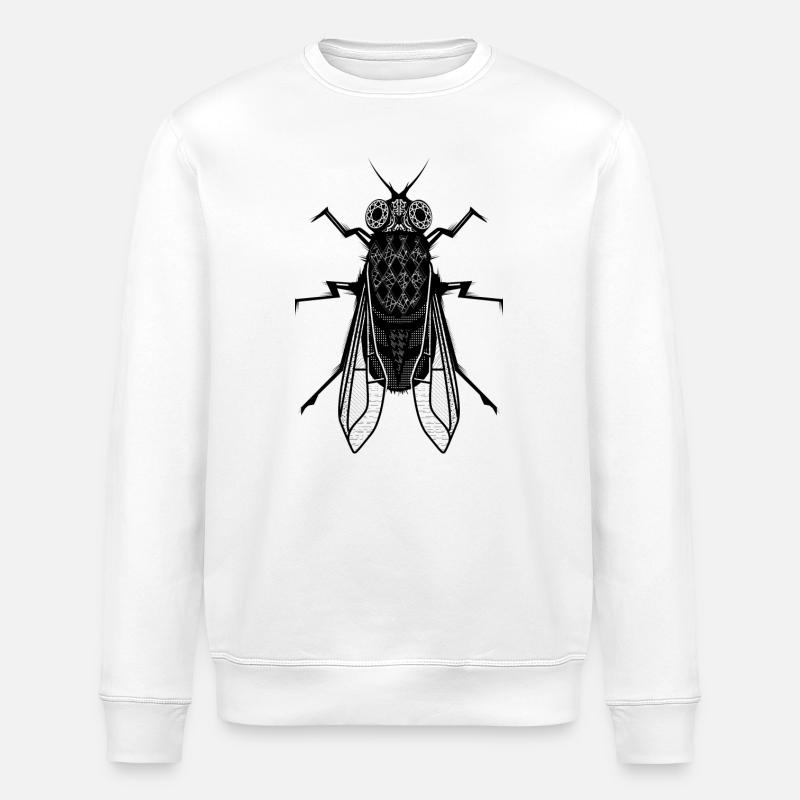 Eine Stubenfliege - Stanley/Stella Unisex Bio-Sweatshirt ROLLER - Weiß