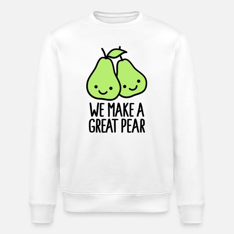 We make a great pear - Stanley/Stella Unisex Bio-Sweatshirt ROLLER - Weiß