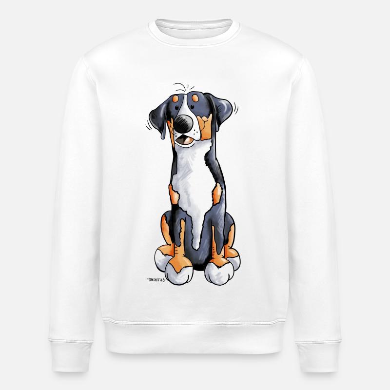 Grand bouvier suisse - Chien - Chiens - Sweat bio ROLLER Stanley/Stella Unisexe - blanc