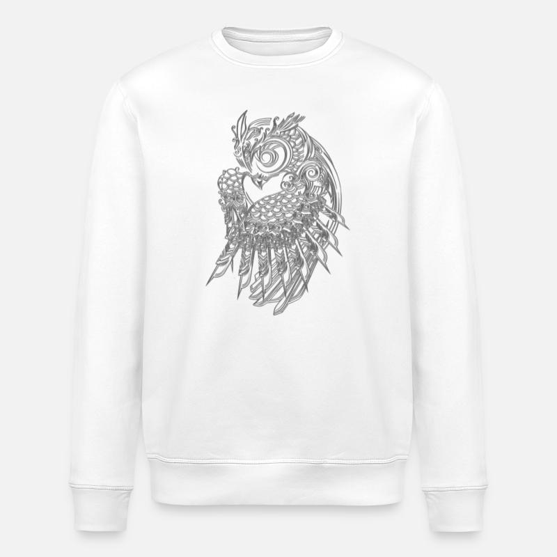 Silver Owl design - Sweat bio ROLLER Stanley/Stella Unisexe - blanc