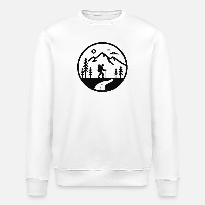 Wandern - Stanley/Stella Unisex Bio-Sweatshirt ROLLER - Weiß
