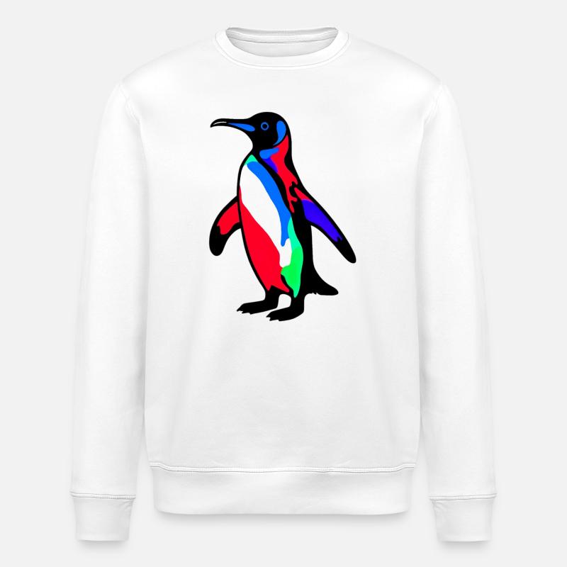 Penguin - Stanley/Stella ROLLER Unisex Organic Sweatshirt - white