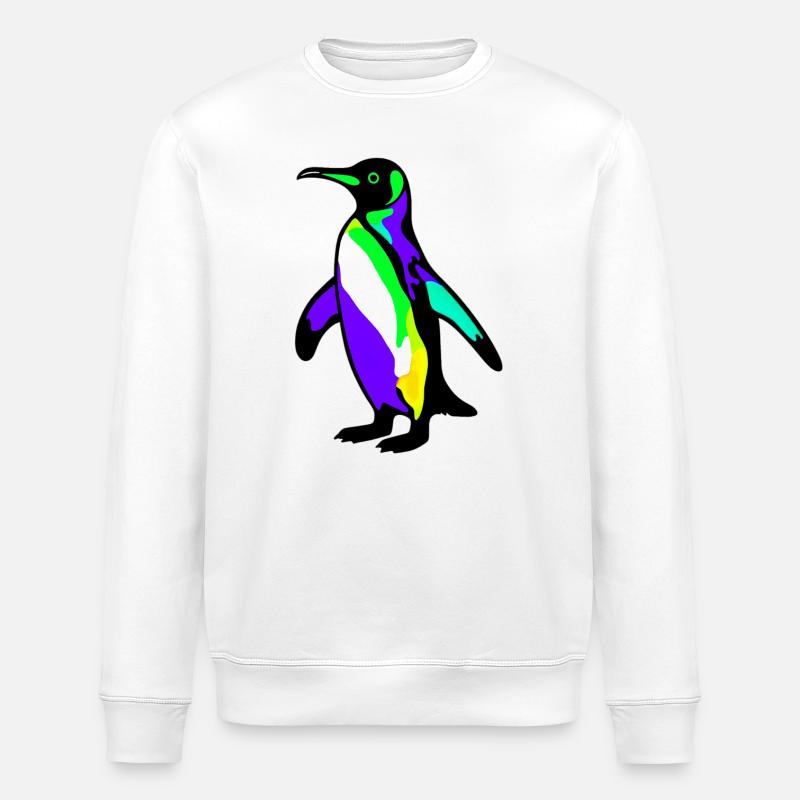 Penguin - Stanley/Stella ROLLER Unisex Organic Sweatshirt - white