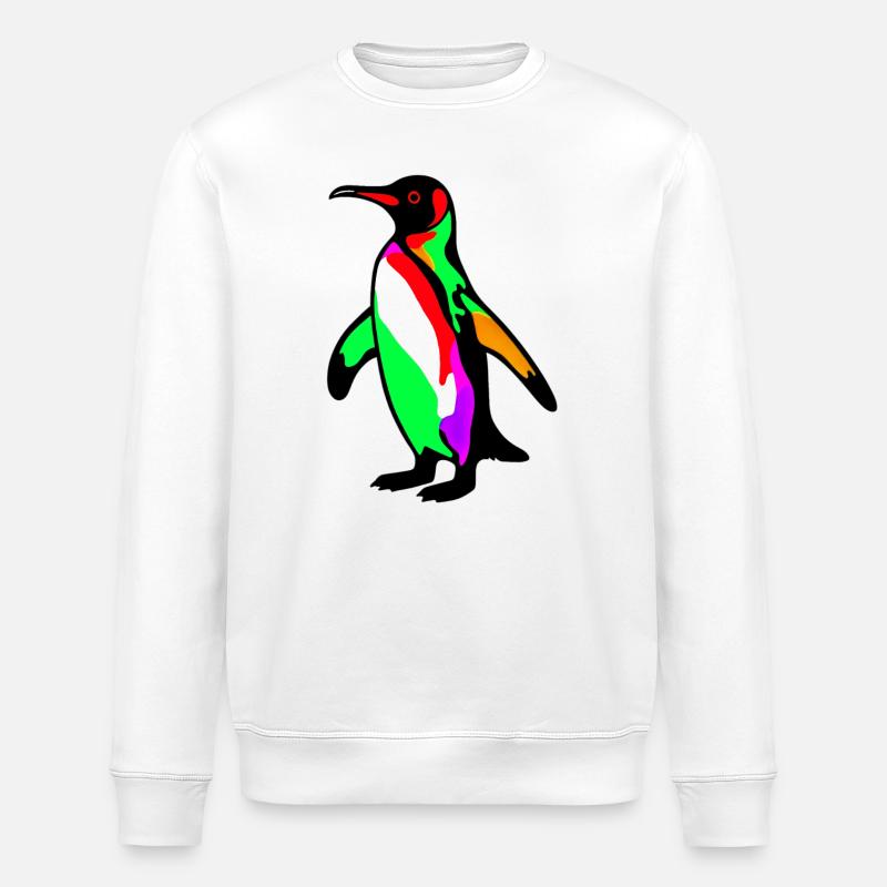 Penguin - Stanley/Stella ROLLER Unisex Organic Sweatshirt - white