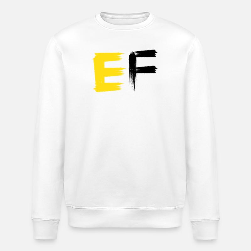 Buntes Traumtier Abstraktes Design - Stanley/Stella Unisex Bio-Sweatshirt ROLLER - Weiß