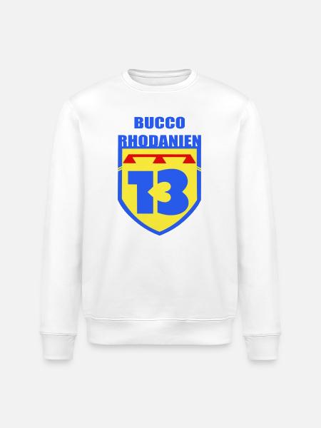 Bucco Rhôdanien - Stanley/Stella ROLLER Unisex Organic Sweatshirt - white