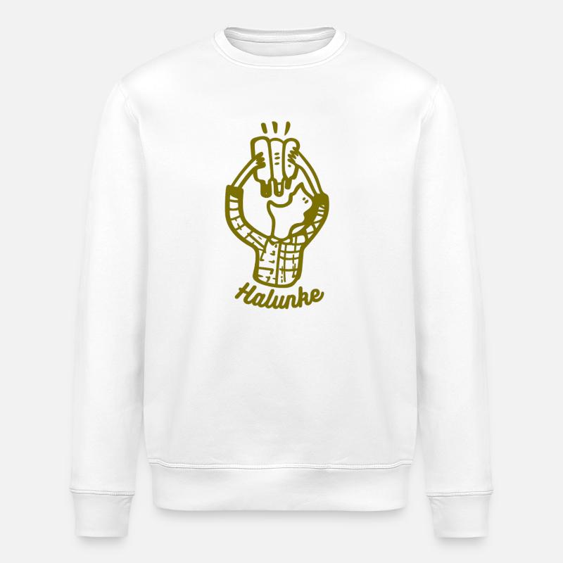 Canaille - Sweat bio ROLLER Stanley/Stella Unisexe - blanc