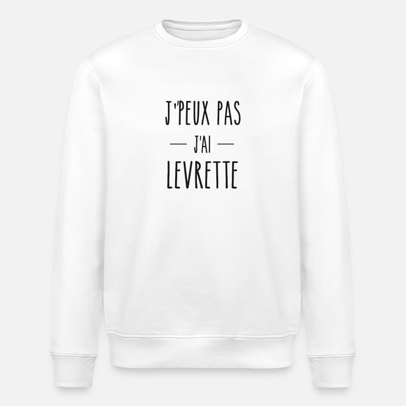 J'peu pas - Sweat bio ROLLER Stanley/Stella Unisexe - blanc