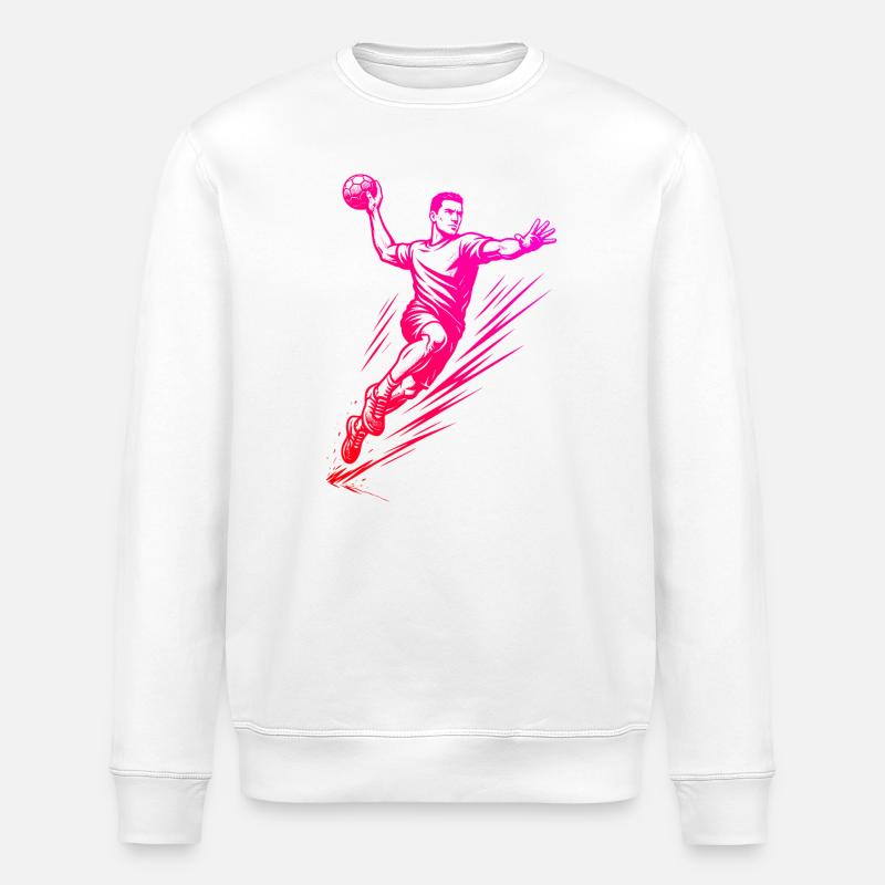 Déclaration pour tout le handball masculin - Sweat bio ROLLER Stanley/Stella Unisexe - blanc