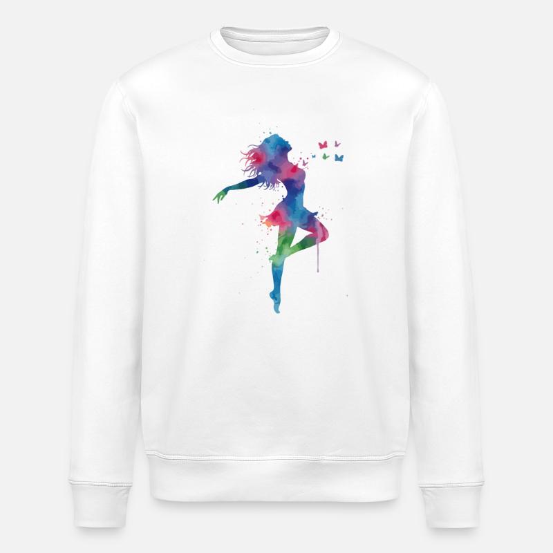 Wild und frei - Stanley/Stella Unisex Bio-Sweatshirt ROLLER - Weiß