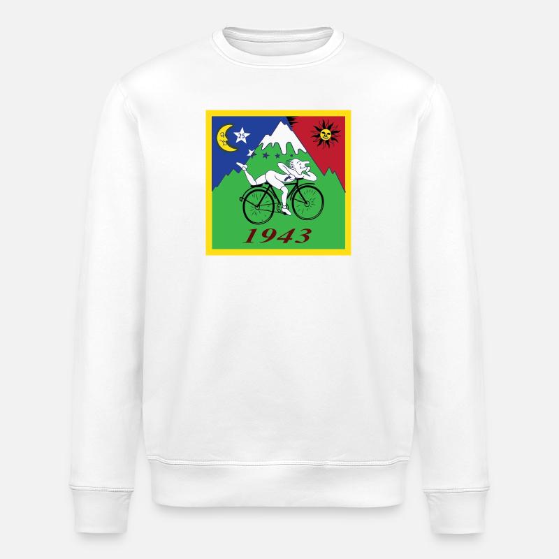 Albert Hofmann Orig. - Stanley/Stella Unisex Bio-Sweatshirt ROLLER - Weiß