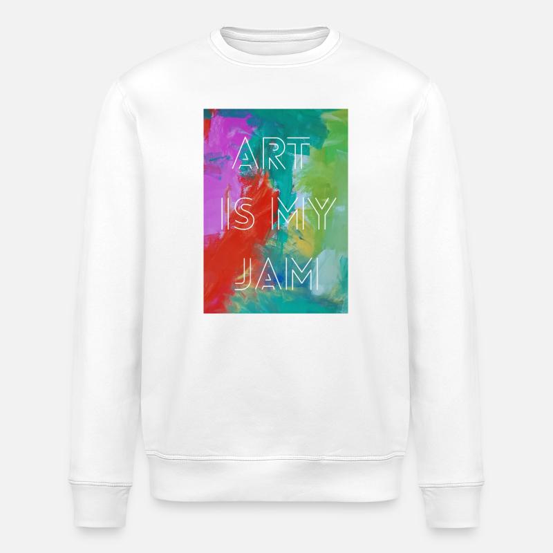 L’art, c’est mon truc - Sweat bio ROLLER Stanley/Stella Unisexe - blanc