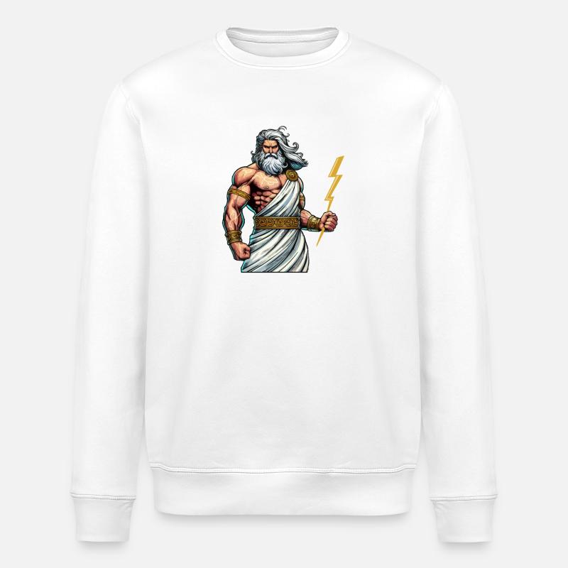 Zeus - Stanley/Stella Unisex Bio-Sweatshirt ROLLER - Weiß