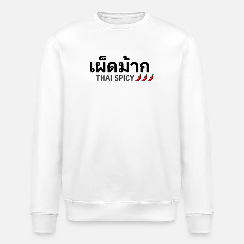 Thai Spicy - Stanley/Stella Unisex Bio-Sweatshirt ROLLER - Weiß