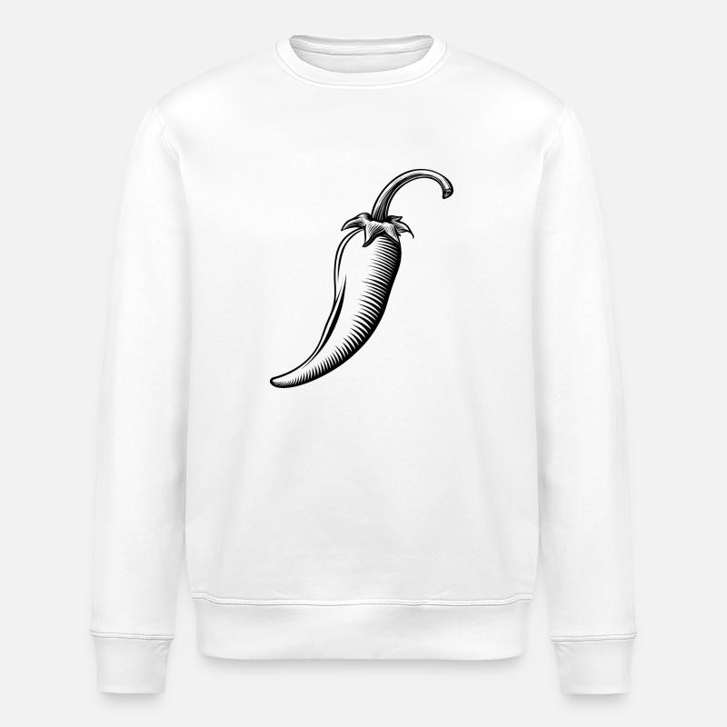 Chili - Stanley/Stella ROLLER Unisex Organic Sweatshirt - white
