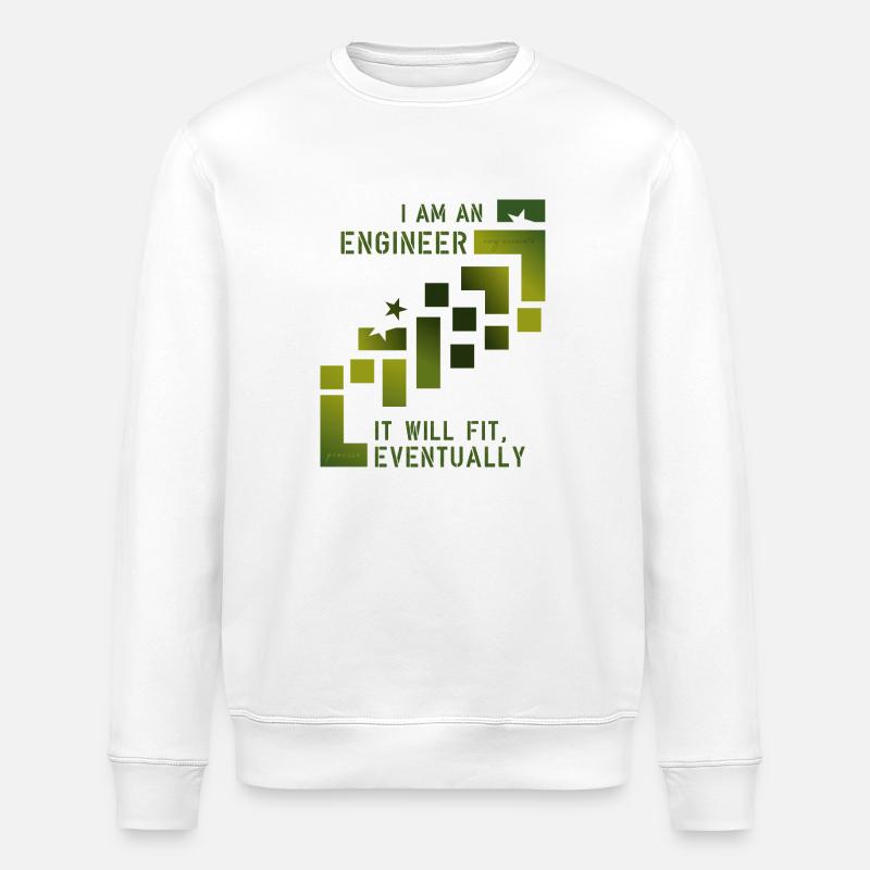 Ingénieur Ingenieur - Sweat bio ROLLER Stanley/Stella Unisexe - blanc