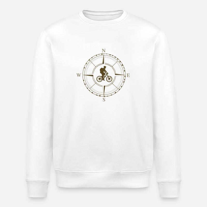 Cyclisme - Sweat bio ROLLER Stanley/Stella Unisexe - blanc