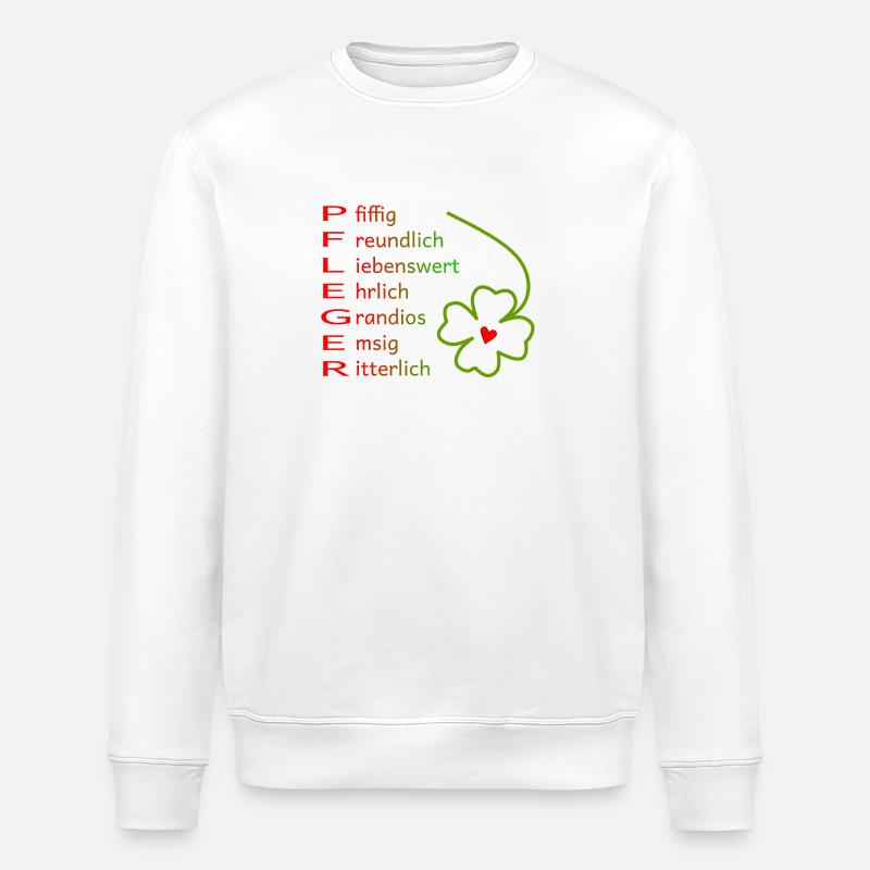 Pfleger - Stanley/Stella Unisex Bio-Sweatshirt ROLLER - Weiß