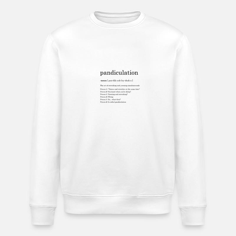 définition pandiculation - Sweat bio ROLLER Stanley/Stella Unisexe - blanc