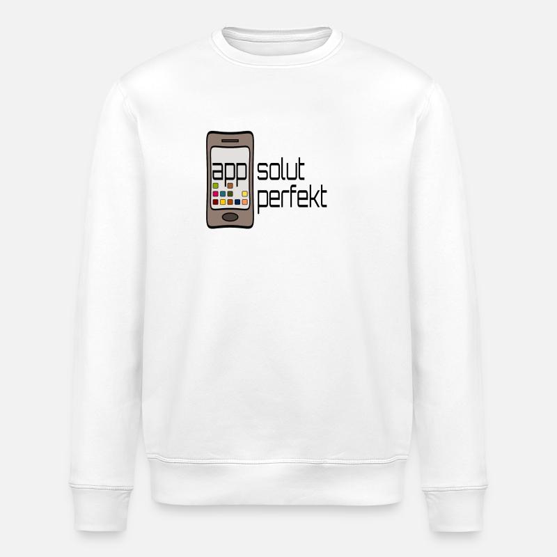 (app)solut perfekt - Stanley/Stella Unisex Bio-Sweatshirt ROLLER - Weiß