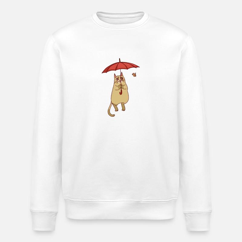 parapluie chat - Sweat bio ROLLER Stanley/Stella Unisexe - blanc