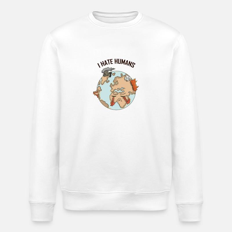 Erde Umweltschutz - Stanley/Stella Unisex Bio-Sweatshirt ROLLER - Weiß