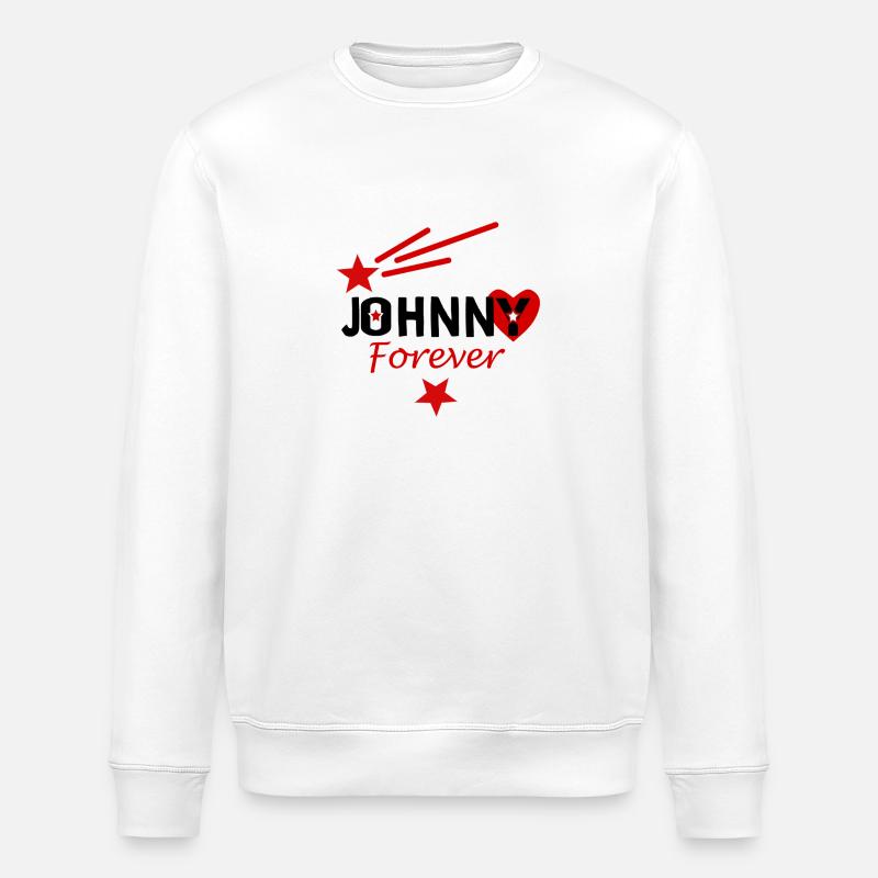 Johnny forever - Sweat bio ROLLER Stanley/Stella Unisexe - blanc