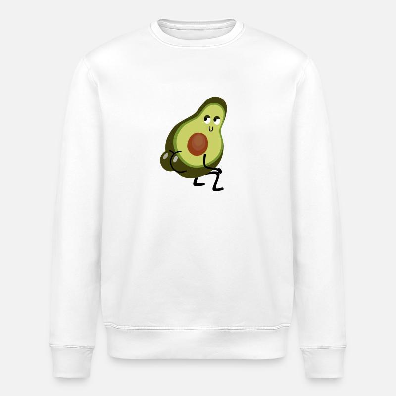 Avocado-Twerk - Stanley/Stella Unisex Bio-Sweatshirt ROLLER - Weiß