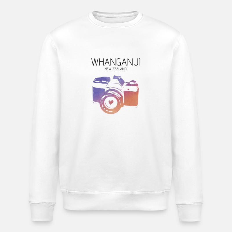 Neuseeland, Whanganui - Stanley/Stella Unisex Bio-Sweatshirt ROLLER - Weiß