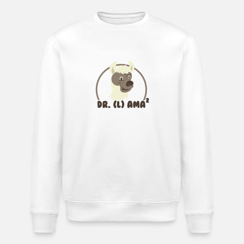 Drama Lama - Stanley/Stella Unisex Bio-Sweatshirt ROLLER - Weiß