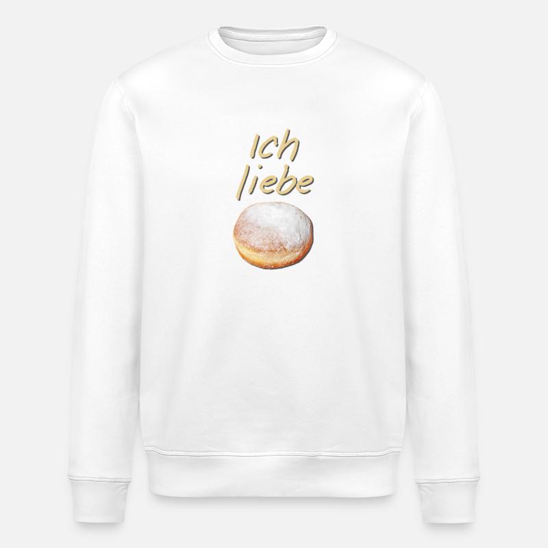 Ich liebe Berliner! - Stanley/Stella Unisex Bio-Sweatshirt ROLLER - Weiß