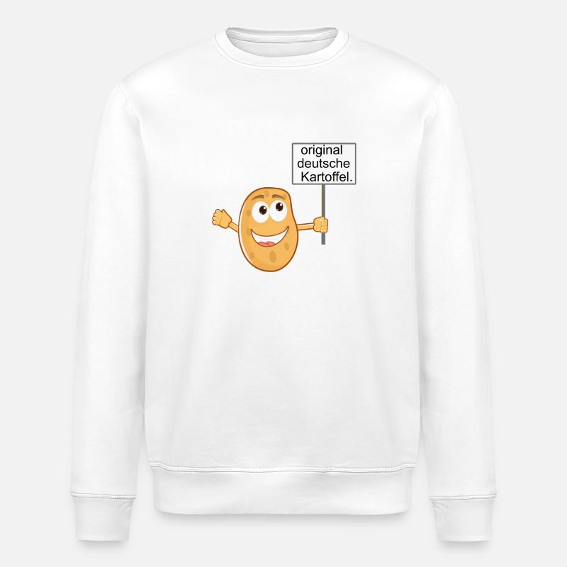 Deutsche Kartoffel - Stanley/Stella Unisex Bio-Sweatshirt ROLLER - Weiß