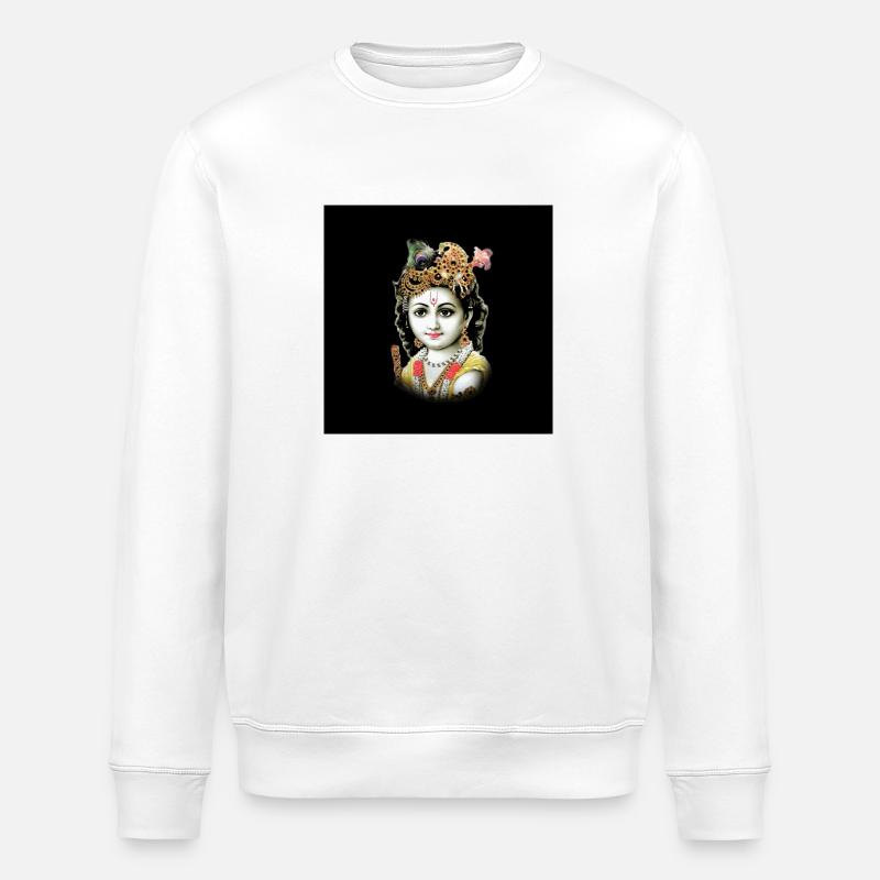 Krishna - Stanley/Stella Unisex Bio-Sweatshirt ROLLER - Weiß