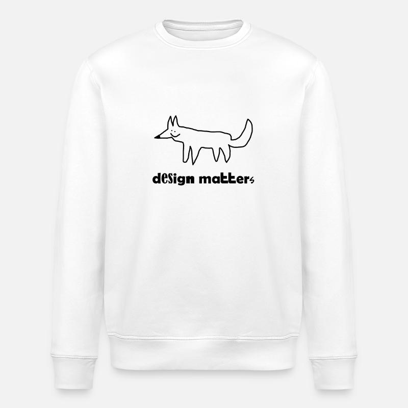 design matters - Stanley/Stella Unisex Bio-Sweatshirt ROLLER - Weiß