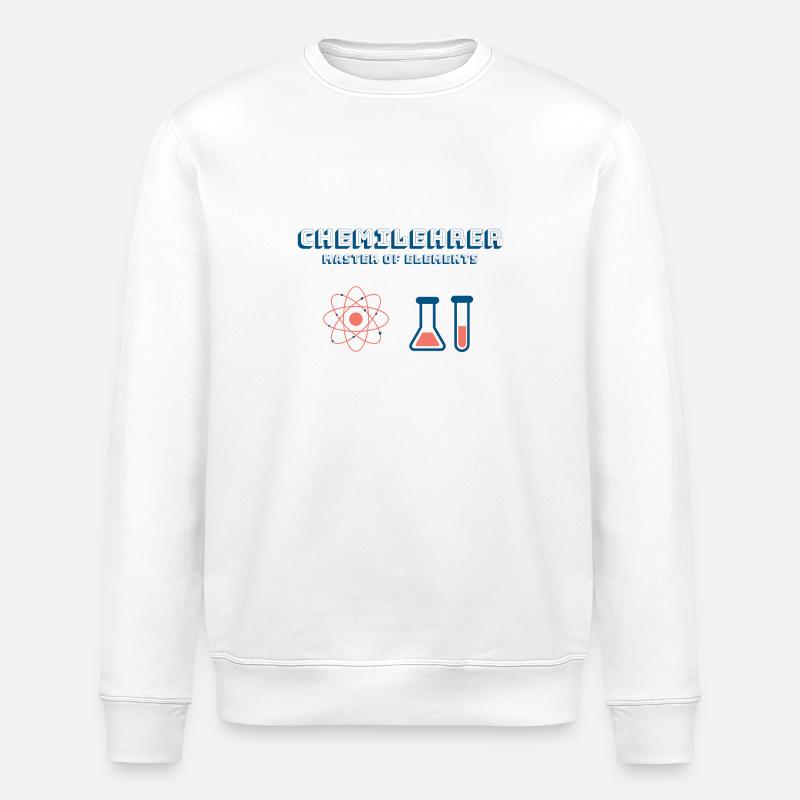 Chemielehrer Master of Elements - Stanley/Stella Unisex Bio-Sweatshirt ROLLER - Weiß