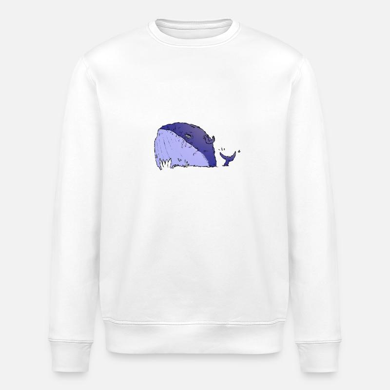 Monique Soiffard - Sweat bio ROLLER Stanley/Stella Unisexe - blanc