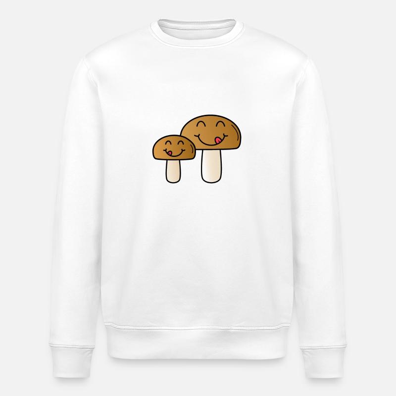 Pilze - Stanley/Stella Unisex Bio-Sweatshirt ROLLER - Weiß