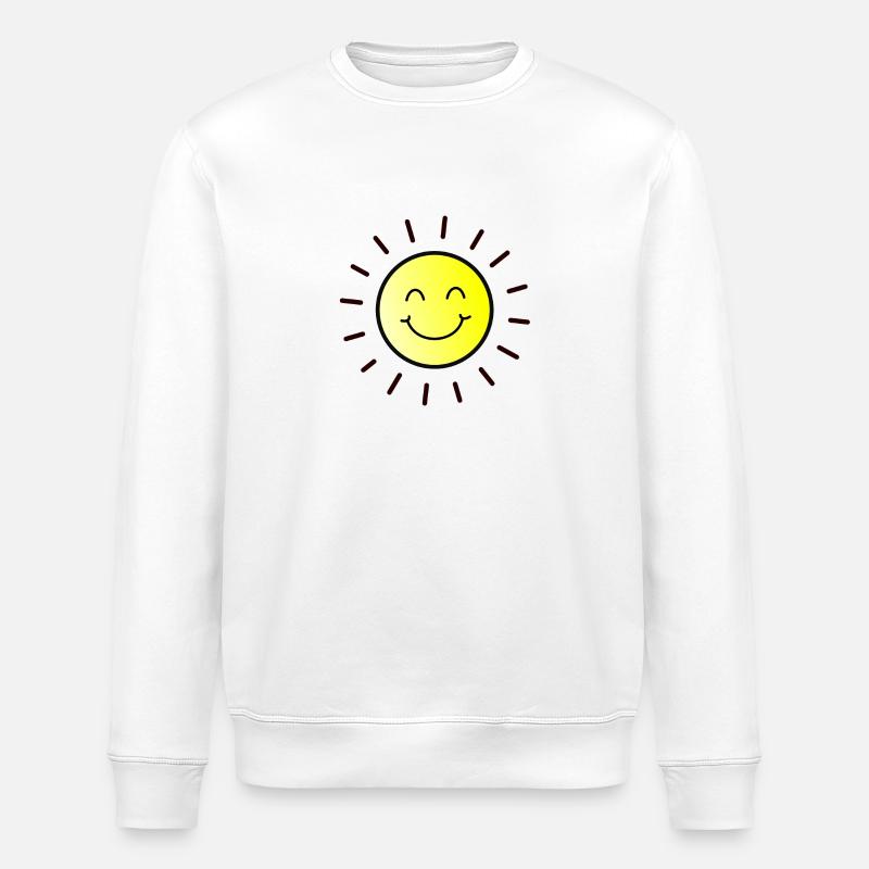 Sonne Sommer - Stanley/Stella Unisex Bio-Sweatshirt ROLLER - Weiß