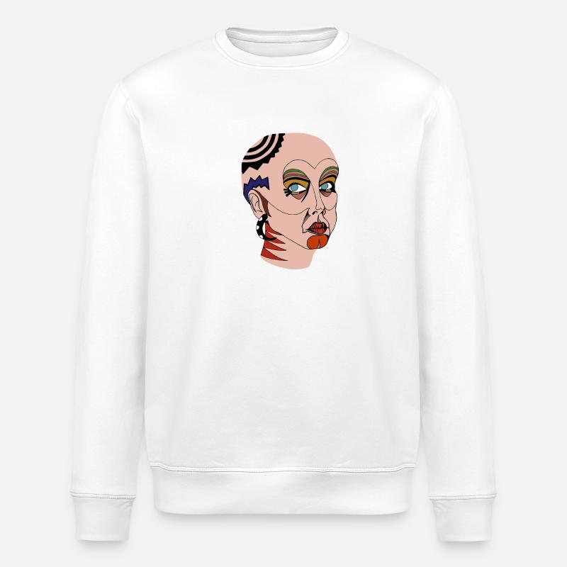 Stammesfrau - Stanley/Stella Unisex Bio-Sweatshirt ROLLER - Weiß