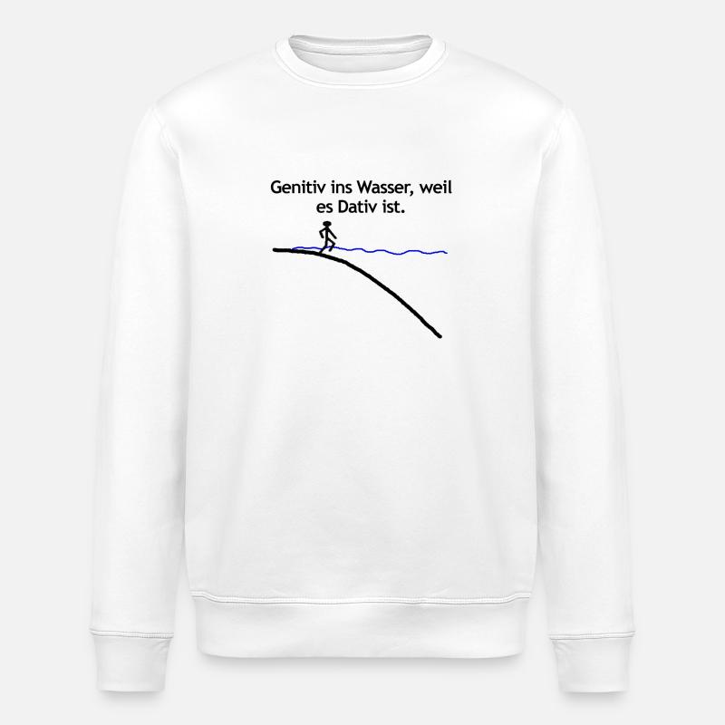 Genitive - Stanley/Stella ROLLER Unisex Organic Sweatshirt - white