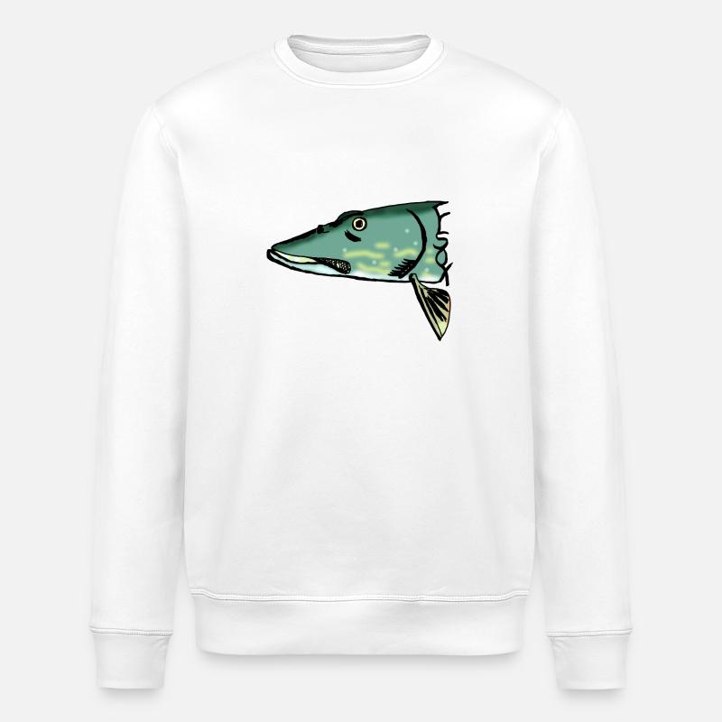 Hecht - Stanley/Stella Unisex Bio-Sweatshirt ROLLER - Weiß