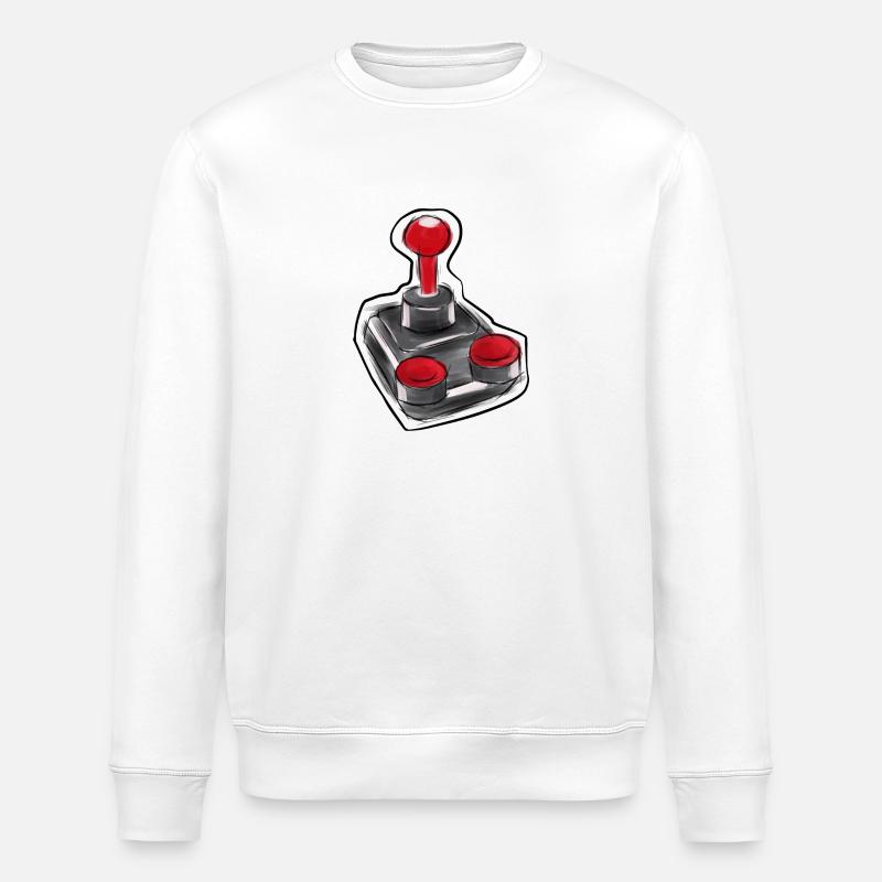 Gaming - Stanley/Stella Unisex Bio-Sweatshirt ROLLER - Weiß