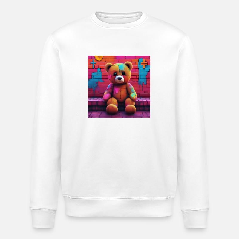 Streetbaer - Stanley/Stella Unisex Bio-Sweatshirt ROLLER - Weiß