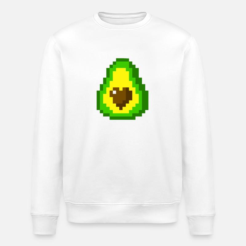 Avocat doux - Sweat bio ROLLER Stanley/Stella Unisexe - blanc