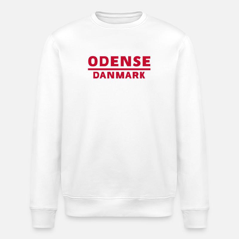 Odense Denmark - Stanley/Stella ROLLER Unisex Organic Sweatshirt - white