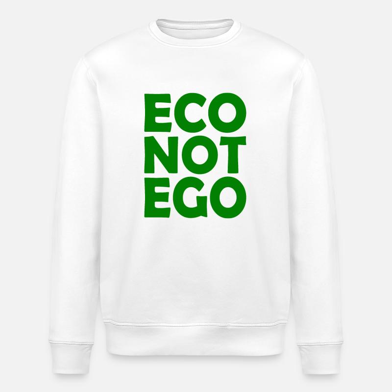 Eco not ego - Sweat bio ROLLER Stanley/Stella Unisexe - blanc